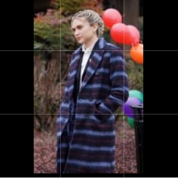 NWT BCBGeneration Double-Breasted Plaid Coat. - Picture 3 of 13